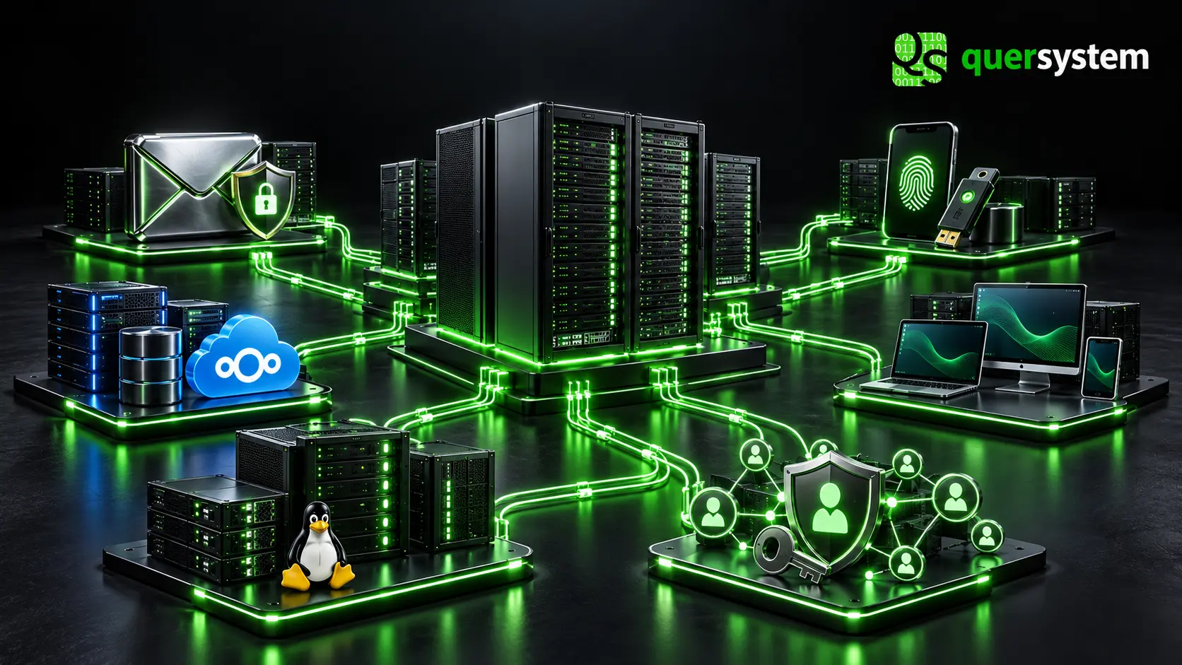 Infraestructura tecnológica conectada de Quersystem